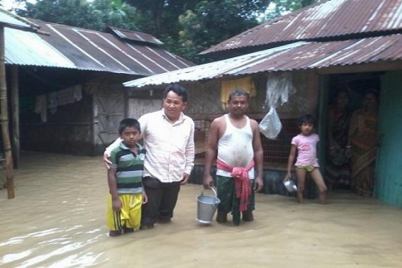 Excessive rain hits South Tripura